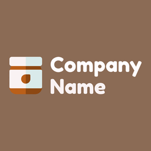 Chocolate logo on a Leather background - Comida & Bebida
