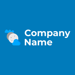Eclipse logo on a Cerulean background - Abstrato