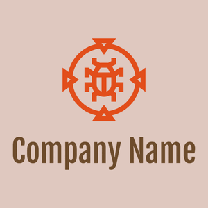 Bug logo on a Dawn Pink background - Computadora