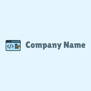Code logo on a Alice Blue background - Empresa & Consultantes