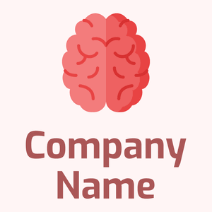 Brain logo on a Snow background - Medisch & Farmaceutisch