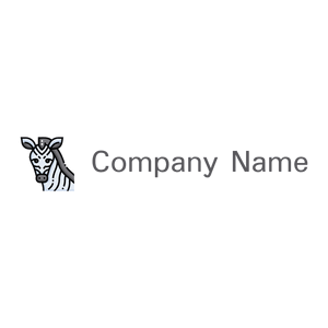Zebra Head logo on a White background - Animaux & Animaux de compagnie