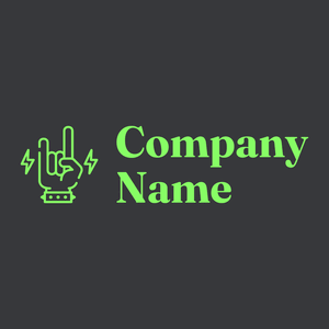 Rock logo on a Vulcan background - Divertissement & Arts