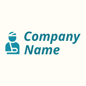 Injury logo on a Floral White background - Hospital & Farmácia