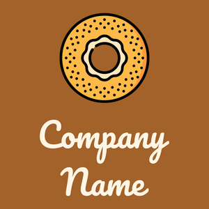 Koromiko Bagel on a Rich Gold background - Alimentos & Bebidas