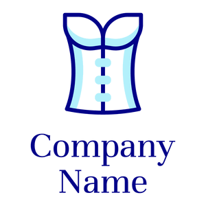 Corset on a White background - Abstrait