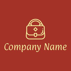 Hand bag logo on a Brown background - Moda & Bellezza