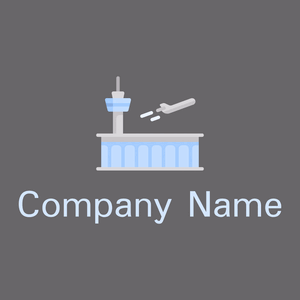 Lavender Blue Airport on a Scarpa Flow background - Industria