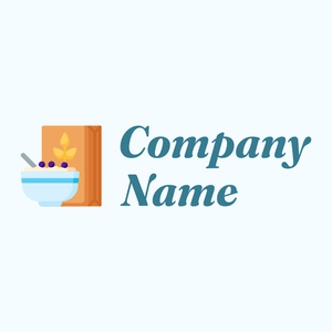 Breakfast logo on a Alice Blue background - Agriculture