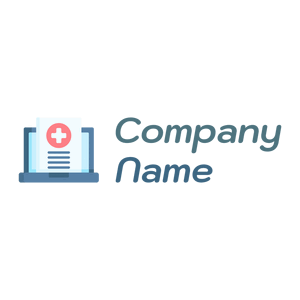 Medical record logo on a White background - Tecnología