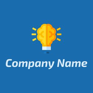 Creative brain logo on a Denim background - Categorieën