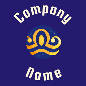 Libra logo on a Midnight Blue background - Abstract