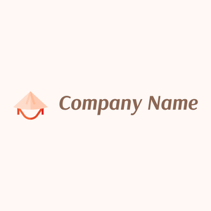 Hat logo on a Seashell background - Abstrato