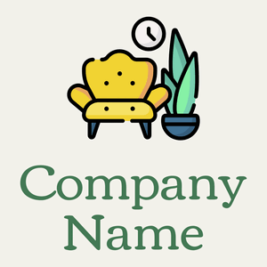 Lounge logo on a Alabaster background - Móveis
