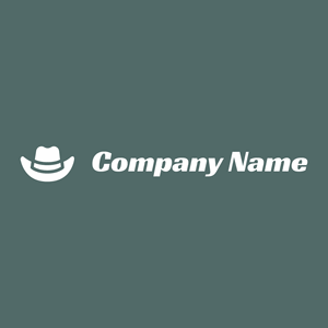 Cowboy hat logo on a William background - Abstracto