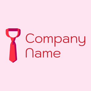 Tie logo on a Lavender Blush background - Moda & Belleza