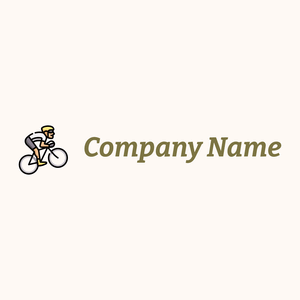 Cyclist logo on a Seashell background - Automotive & Vehicle