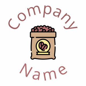 Coffee bag logo on a White background - Cibo & Bevande