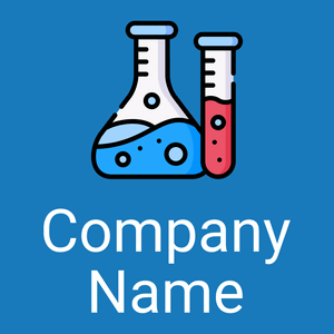 Flask logo on a Denim background - Indústrias