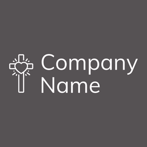 Cross logo on a Liver background - Religión