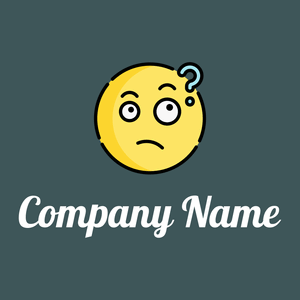 Thinking logo on a Casal background - Abstrait