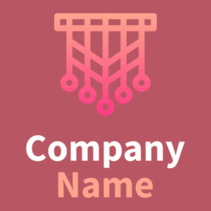 Macrame logo on a Blush background - Entertainment & Kunst