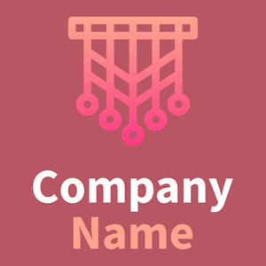 Macrame logo on a Blush background - Arte & Intrattenimento