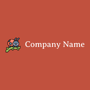 Ladybug logo on a Sunset background - Animales & Animales de compañía