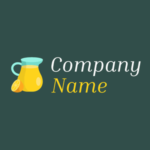 Lemonade logo on a Blue Dianne background - Alimentos & Bebidas