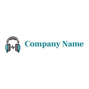 Black Headphone on a White background - Computadora