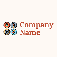 Emblem on a Seashell background - Landschapsarchitectuur