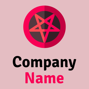 Satanism logo on a Melanie background - Religieus