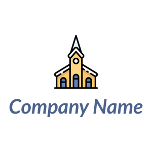 winter Chapel on a White background - Religión