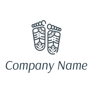 Feet logo on a White background - Religión