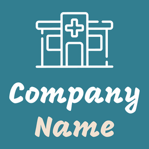 Hospital logo on a Astral background - Medical & Pharmaceutical