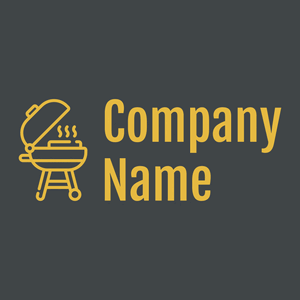 Grill logo on a Charade background - Alimentos & Bebidas