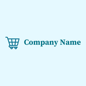 Trolley logo on a Light Cyan background - Alimentos & Bebidas