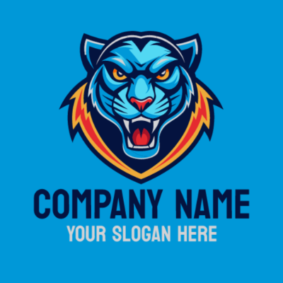 panther mascot sports team logo - Dieren/huisdieren