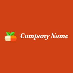 Herbal logo on a Harley Davidson Orange background - Medical & Farmacia