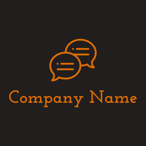Speech bubble on a Nero background - Comunicazioni