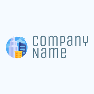 Buildings logo on a Alice Blue background - Zakelijk & Consulting