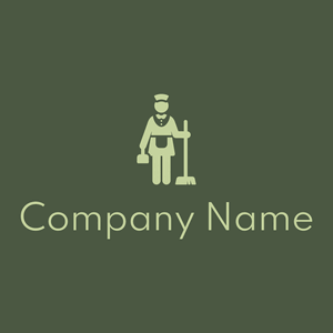 Maid logo on a Cabbage Pont background - Limpieza & Mantenimiento