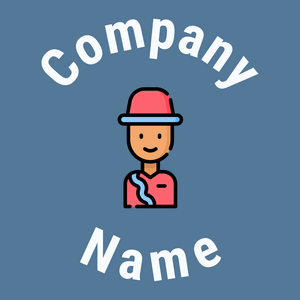 Man logo on a San Marino background - Reise & Hotel
