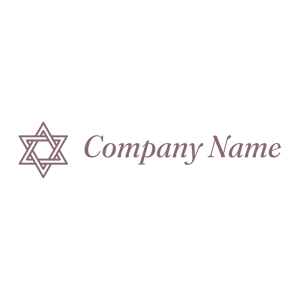 Star of David logo on a White background - Religious