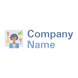 Financial advisor logo on a White background - Negócios & Consultoria