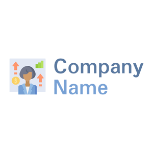 Financial advisor logo on a White background - Handel & Beratung