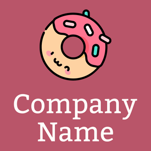 Frangipani Donut on a Blush background - Alimentos & Bebidas