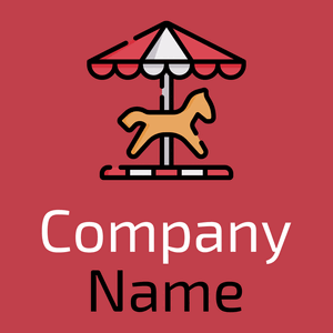 Carousel logo on a Sunset background - Unterhaltung & Kunst