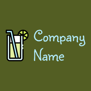 Lemonade logo on a Army green background - Food & Drink