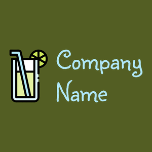 Lemonade logo on a Army green background - Comida & Bebida